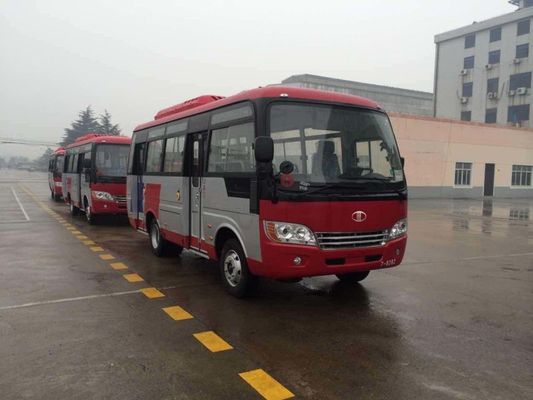 Китай Прочные красные автобусы перемещения звезды с автобусом пассажира емкости 31 места небольшим для компании поставщик