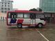 Прочные красные автобусы перемещения звезды с автобусом пассажира емкости 31 места небольшим для компании поставщик